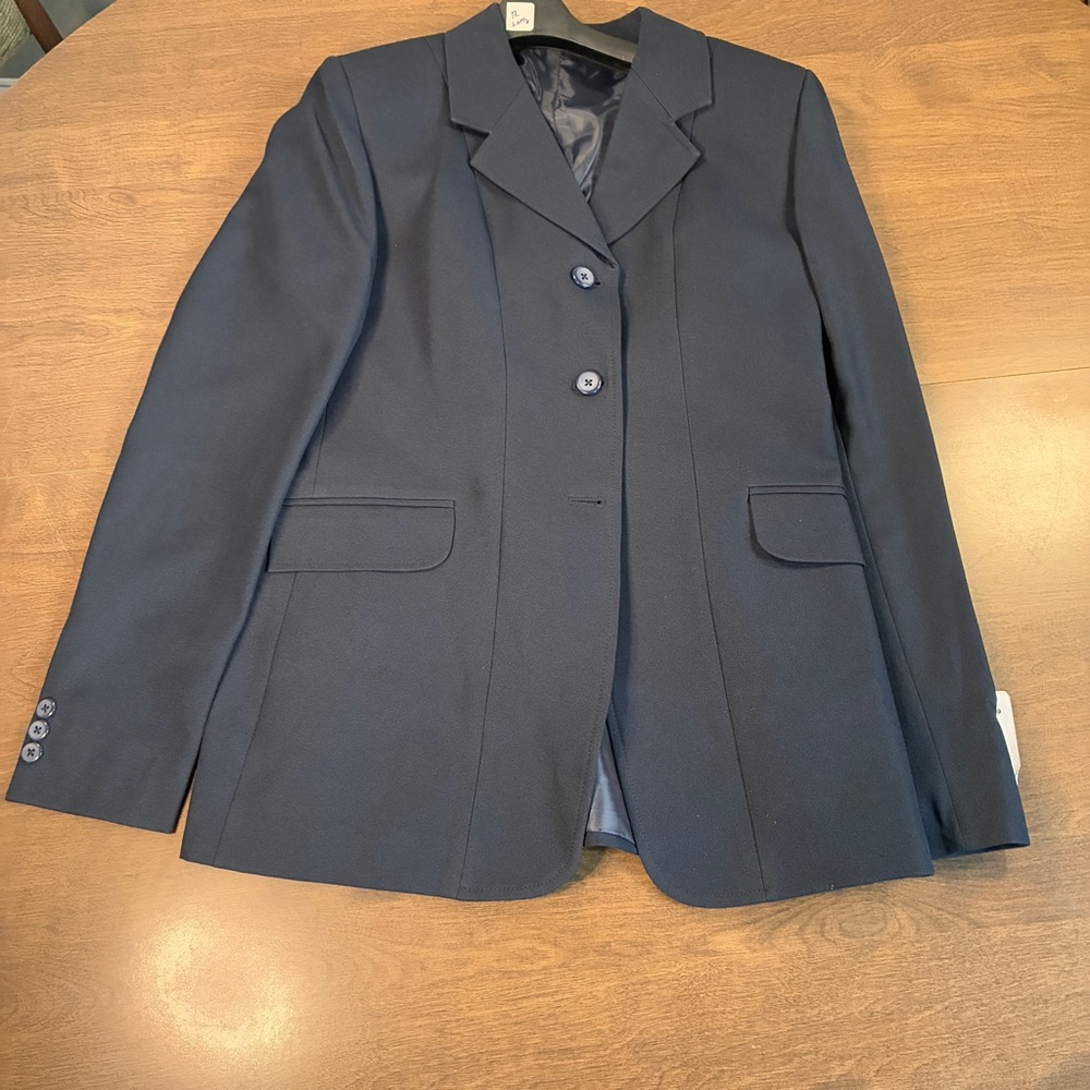 Equistar RIDING Jacket Ladies Size 12L  Navy-  NEW